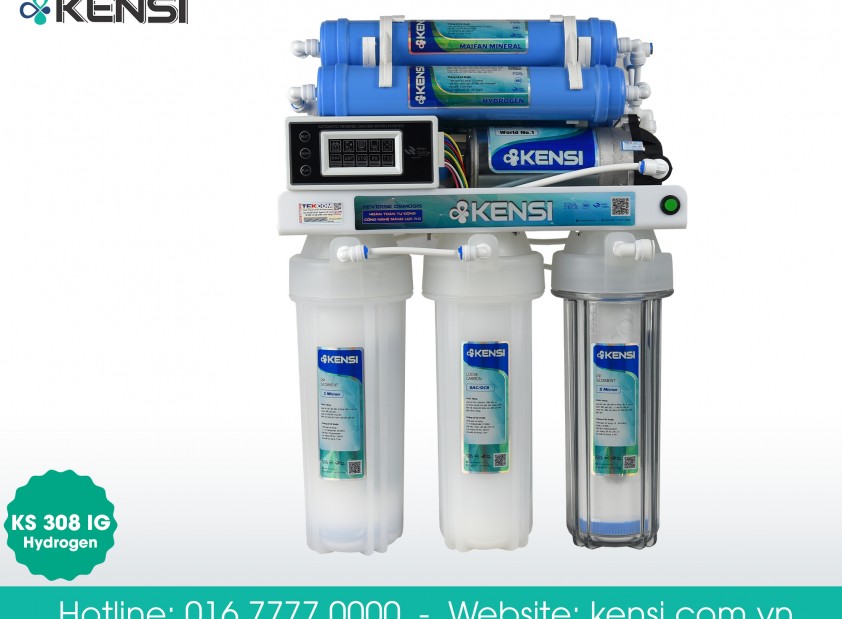 Ưu điểm cốc lọc nguyên sinh trong máy lọc nước RO Kensi chính hãng